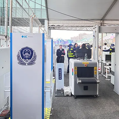 Escáner de seguridad de ondas milimétricas para el control de seguridad en conciertos