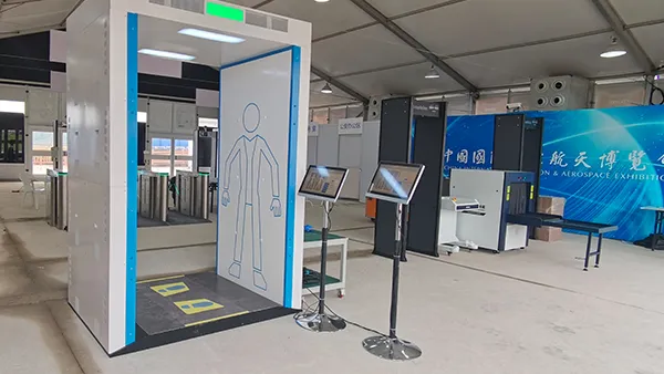 Escáner de seguridad de ondas milimétricas para el control de seguridad en exposiciones