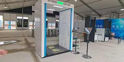 Escáner de seguridad de ondas milimétricas para el control de seguridad en exposiciones