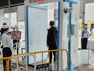 Escáner de seguridad de ondas milimétricas para el control de seguridad en exposiciones